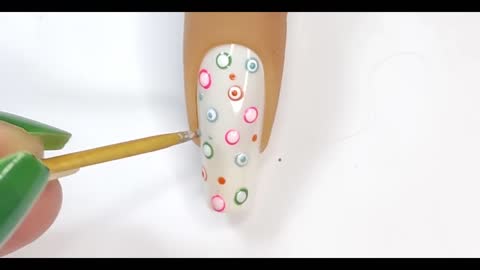 Unhas decoradas simples passo a passo com palito