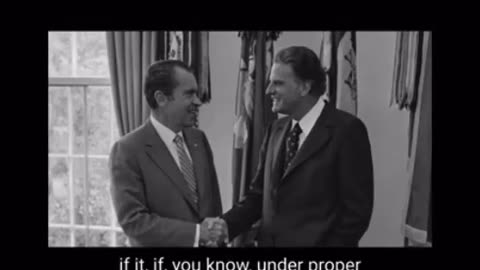 Reverend Billy Graham tells President Richard Nixon that the BIBLE talks about 2 Groups of JEWS