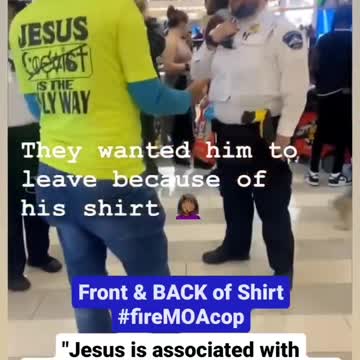 Man Forced To LEAVE Mall Of America For Wearing “Jesus Saves” Shirt