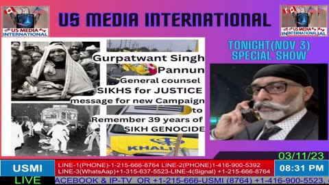 🔴 USMI Live Now, NOV 03 ,2023 ,2023ਕਰਦੋ ਸ਼ੇਅਰ 🔴 #ਜਿੰਦਾਬਾਦ_ #ਅਜਾਦ_ #ਪਜਾਬ