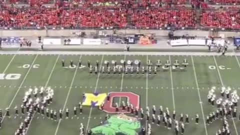 Marching Band Completely Disrespects The Other Team. Must See This!