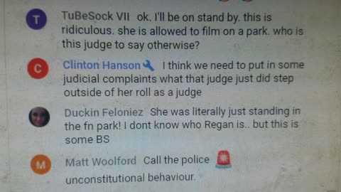 Regan Bensen Getting Harassed by a Judge for Filming in Public 🐷🤬😡