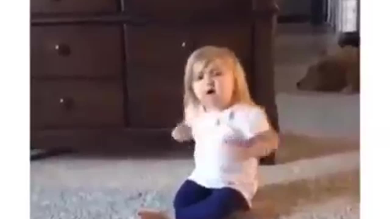 Little girl funny video