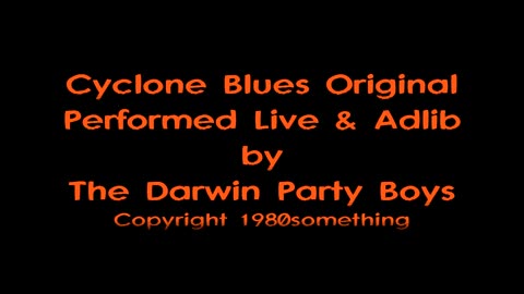 Cyclone Blues Darwin