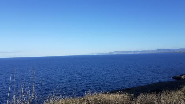 Amazing view of the Sardinia Coast Sea