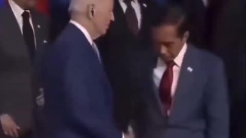 Biden's mask almost came off