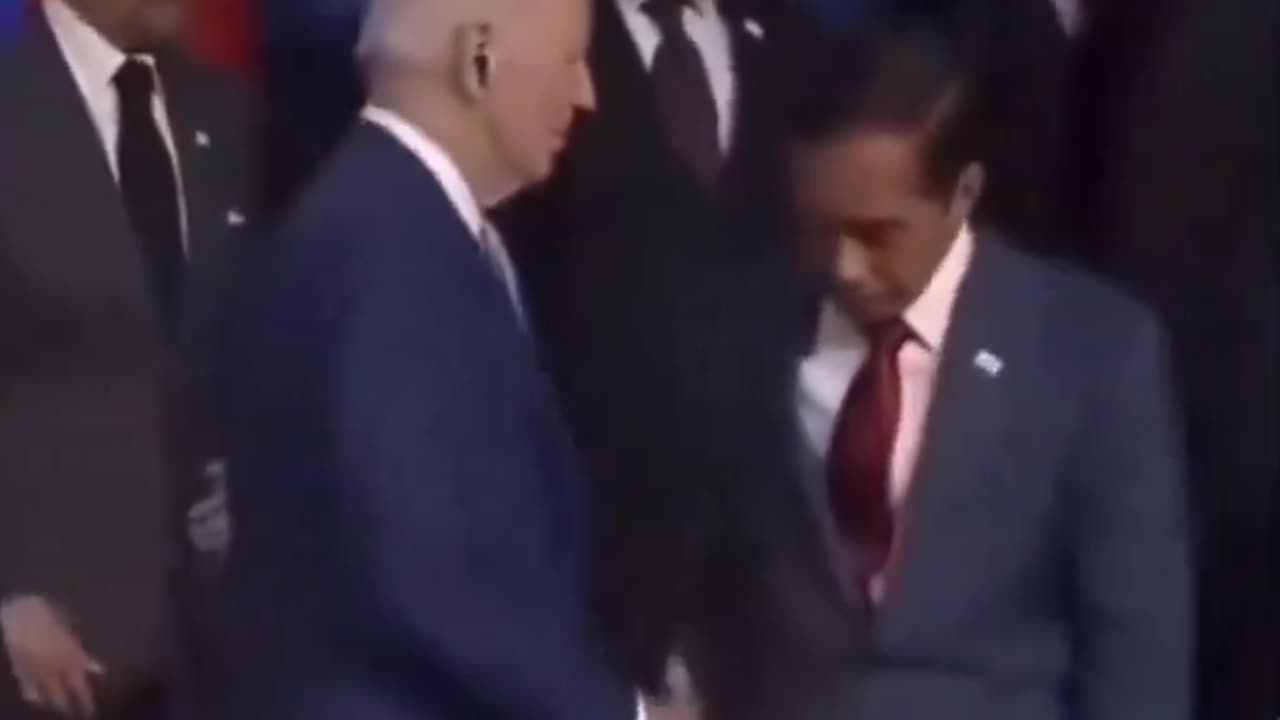 Biden's mask almost came off