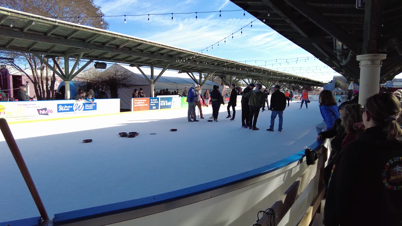 Skillet Curling at the Choo Choo