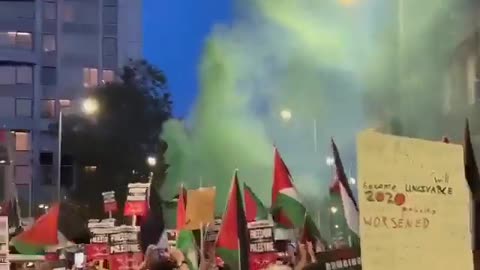 Pro-Palestine Rally in London England