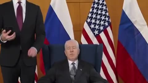 Putin tries to wake Biden.