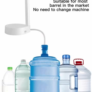 Electric Water Gallon Pump Automatic Water Bottle Pump Dispenser Desktop Rechargeable Water Pump