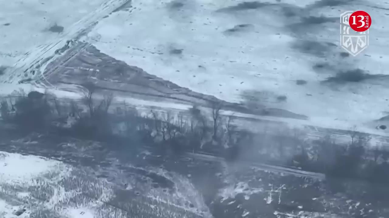 This Is How Ukrainian Tank Greeted 30 Advancing Russian Soliders