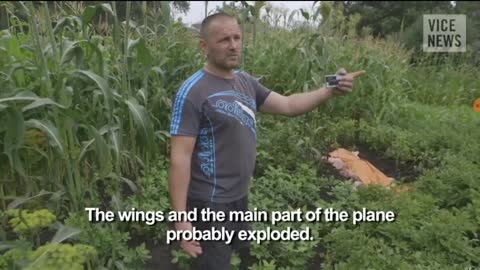 2014 Ukraine war. MH17 crash. Local people describe