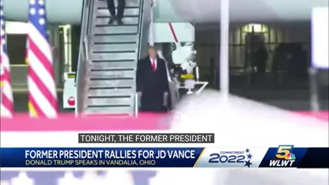 FORMER PRESIDENT RALLIES FOR JD VANCE