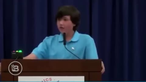 Kid confronts school board for forcing woke ideology on children