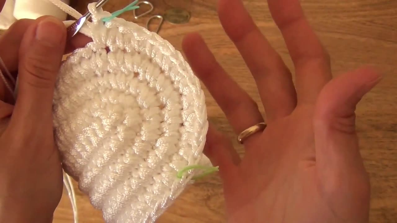 ჩანთა ოვალი ნაქსოვით. ნაწილი II. Crochet bag with oval pattern. Part II.