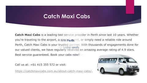 Catch Maxi Cabs