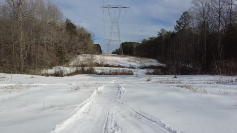 Sledding Down A Powerline Right Of Way With My DJI Pocket 2