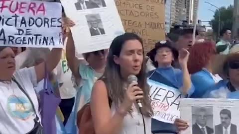 BUENOS AIRES HAS PROTESTS AGAINST LATIN AMERICAN DICTATORS