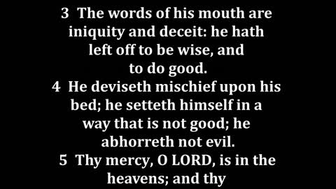 Psalms 36 King James version