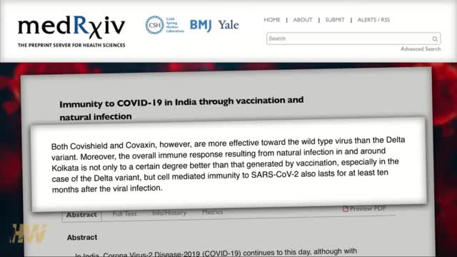 Vaccine Research -Vax vs. Natural Immunity
