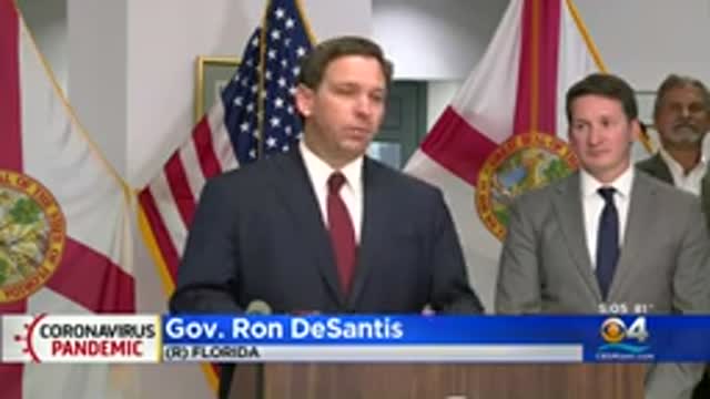 Gov. Ron DeSantis Blasts President Joe Biden For Singling Out Florida Over Coronavirus