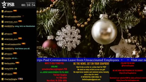 2021-12-16 07:00 EST - Patriots Soapbox AM: with LadyRWB , MykelJaye & DD