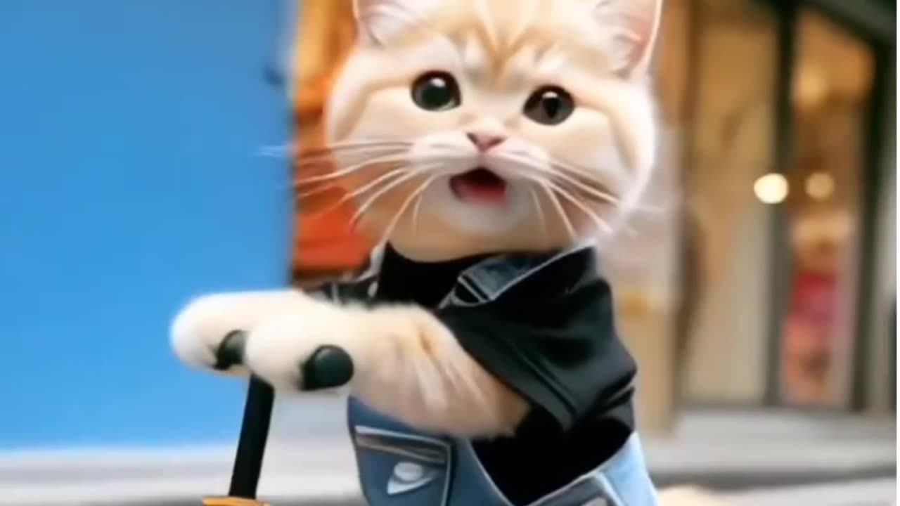 Enjoy the Cute little Cat animation Video