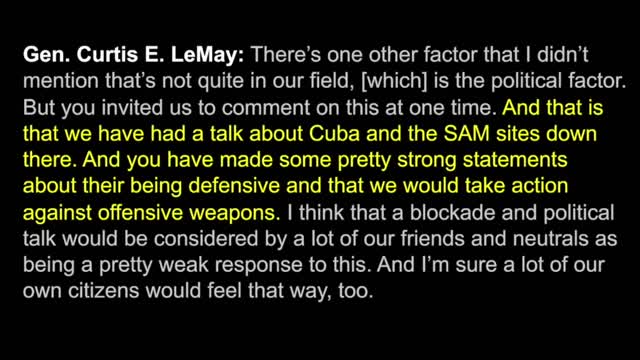 Oct. 19, 1962 - JFK Meets with Joint Chiefs on Soviet Missiles in Cuba