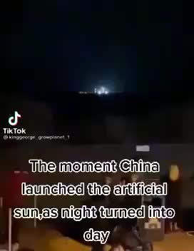 China launched a fake sun