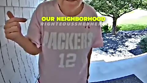 CRAZY KAREN Gets PISSED at Neighbor's TRUMP SIGN