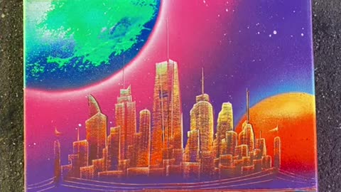 #uniquart #artworkdisplay #spraypaintart