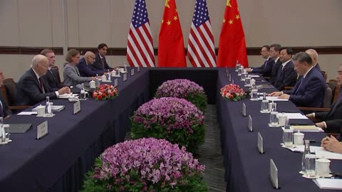 Joe Biden and Xi Jinping Hold Meeting During APEC Forum