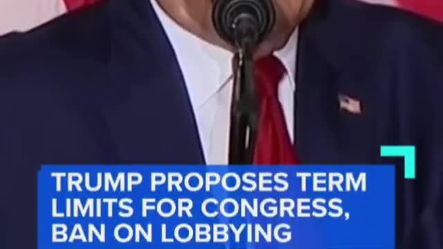 그TRUMP PROPOSES TERMLIMITS FOR CONGRESS,BAN ON LOBBYING