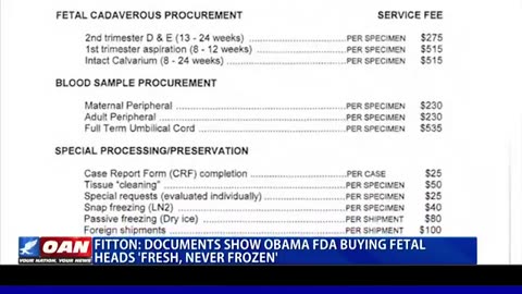 Why was the Obama FDA buying so many aborted baby heads for $515 each?