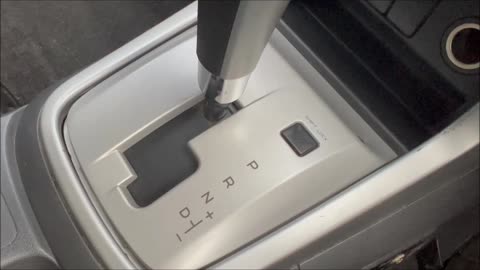 2015 Isuzu MUX Transmission Lever Shift Lock Override