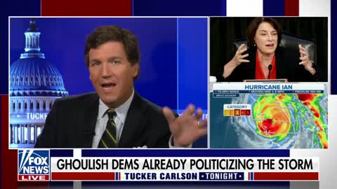 Tucker wrecks the left