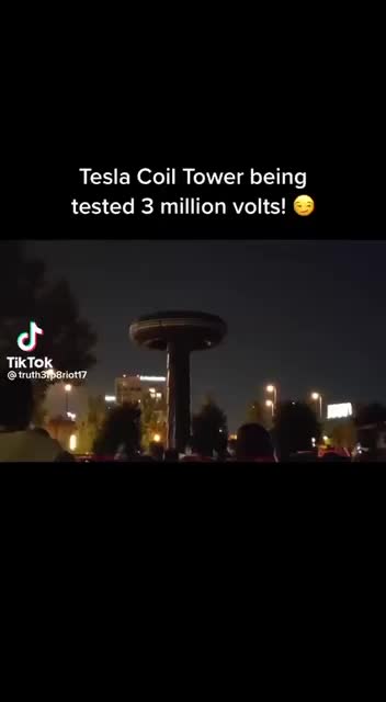Is this a test of the Tesla coil? Free energy?