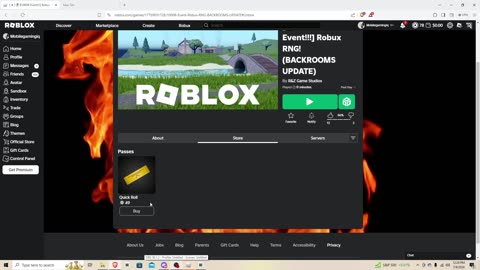 Playing roll a dice in Roblox for real ROBUX!