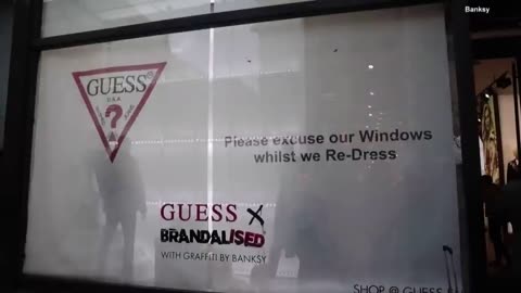 Banksy Calls Out Guess for Using his Artwork