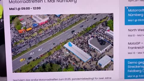 Motorradtreffen 1. Mai Nürnberg￼