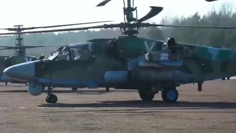 The work of our Ka-52s in Ukraine