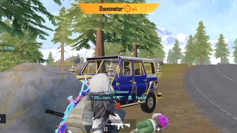 1v4 in pubg 😎