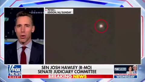 Josh Hawley Says Government Needs to Level With the American People About Peculiar Drone Invasion