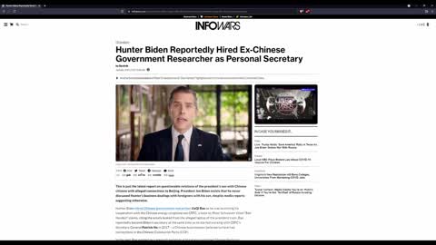 Hunter Biden Allegedly Hired Ex-Chinese Government Researcher as Personal Secretary!!!