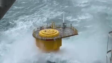A tower during a storm