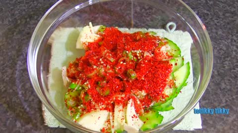Quick and Easy Korean Cucumber Side Dish Recipe