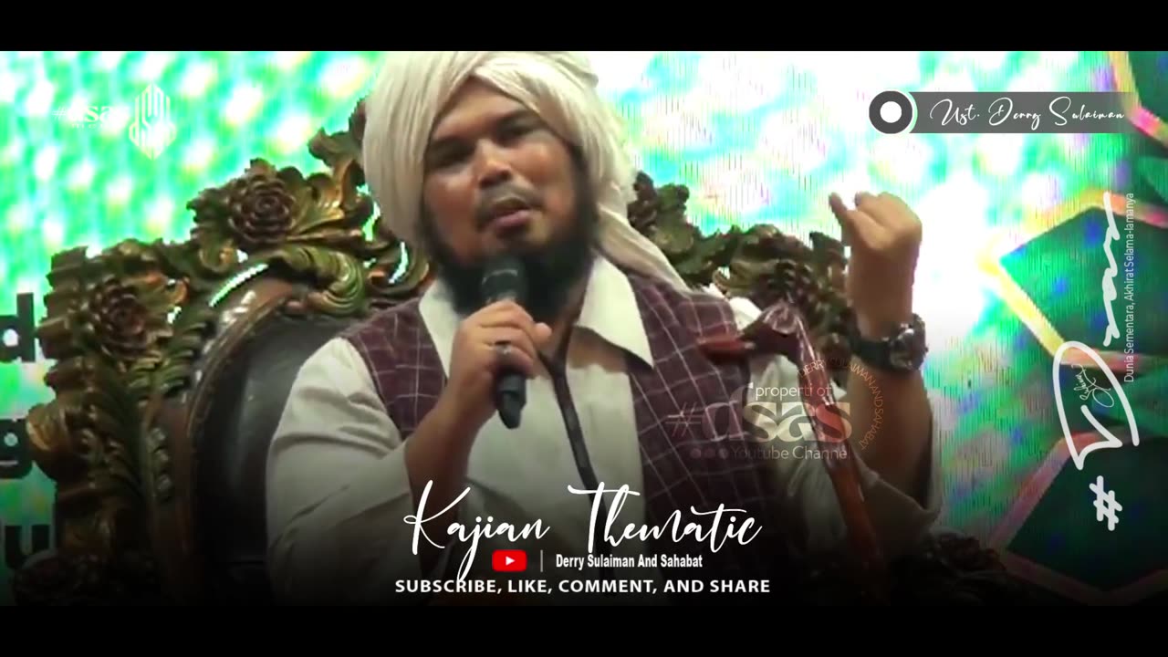 CARILAH KEJAYAAN DUNIA, UNTUK KEJAYAAN AKHIRAT ~ DERRY SULAIMAN