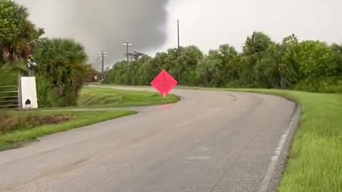 Violent Tornado Triggered By Hurricane Milton In Hendry County, Florida