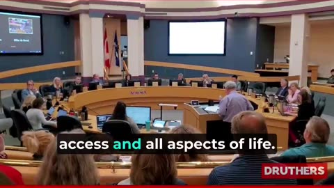 BOOM! 15 Minute Cities speech at a recent city council meeting in Aurora, Ontario - Joel Sussmann speaking.